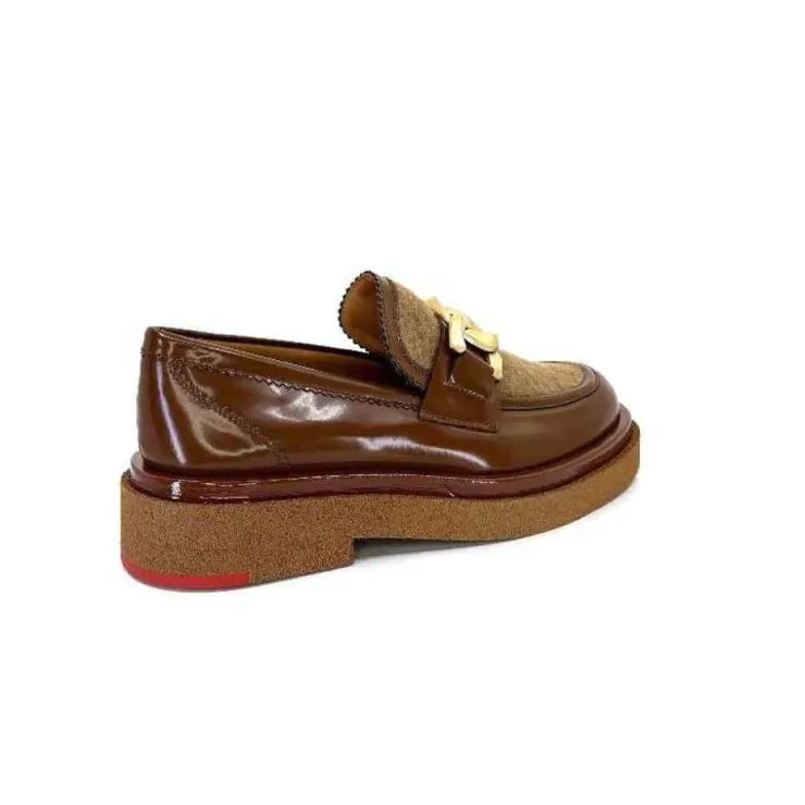 Pertini 32415 D1 Cuir Glace Marron*Femme Mocassins