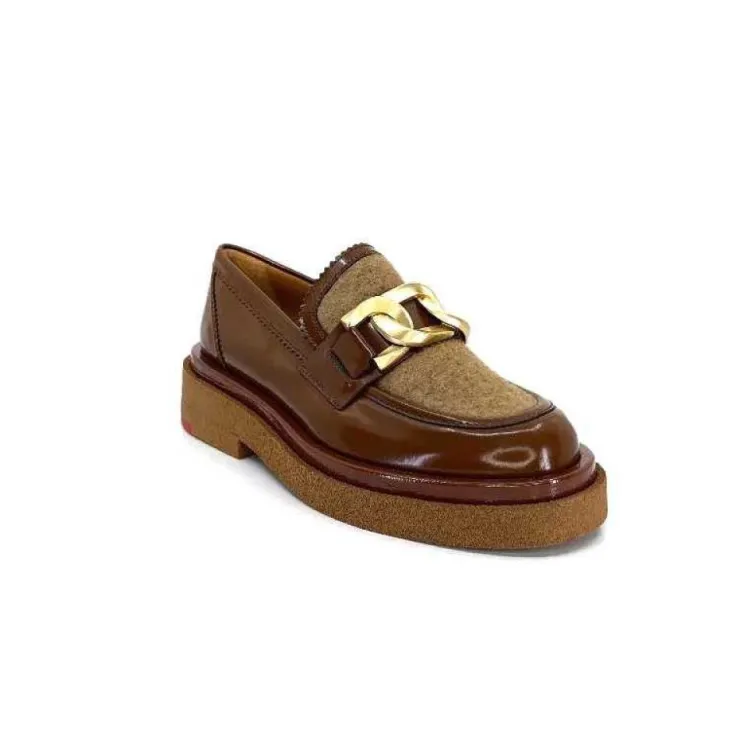 Pertini 32415 D1 Cuir Glace Marron*Femme Mocassins