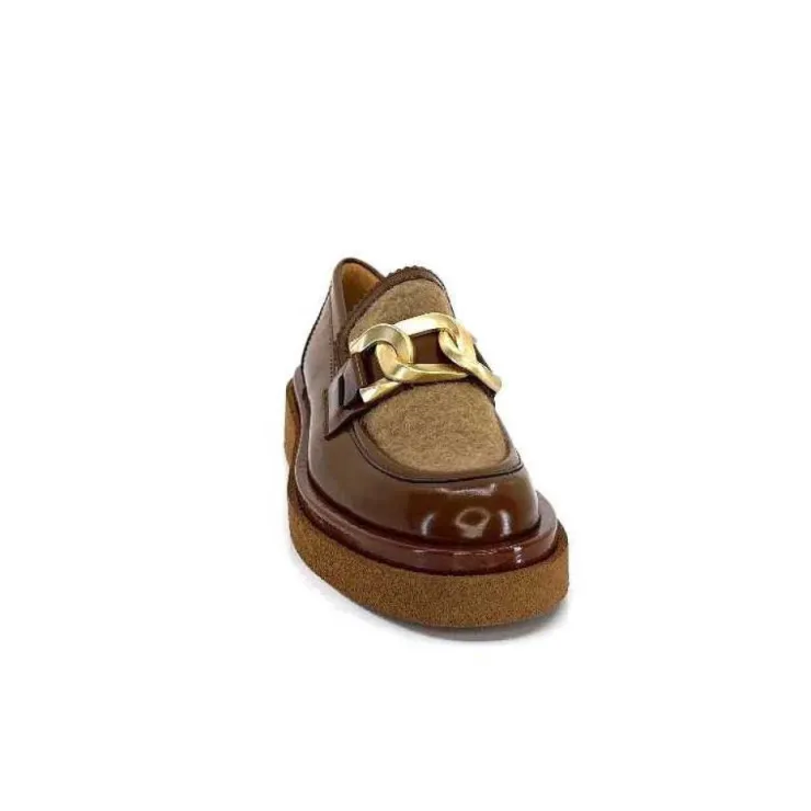 Pertini 32415 D1 Cuir Glace Marron*Femme Mocassins