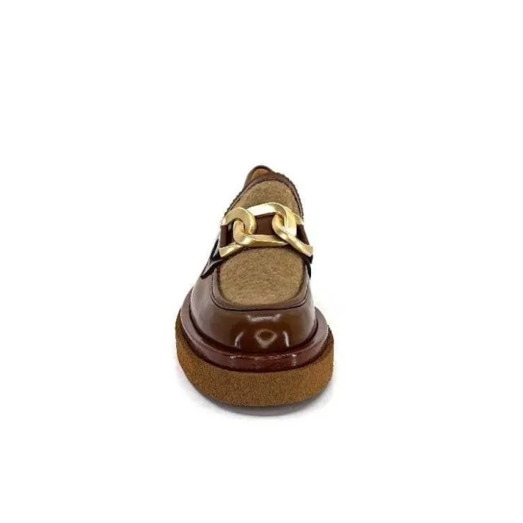 Pertini 32415 D1 Cuir Glace Marron*Femme Mocassins