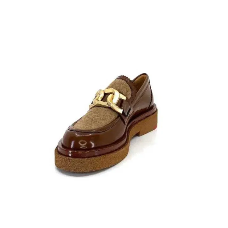 Pertini 32415 D1 Cuir Glace Marron*Femme Mocassins