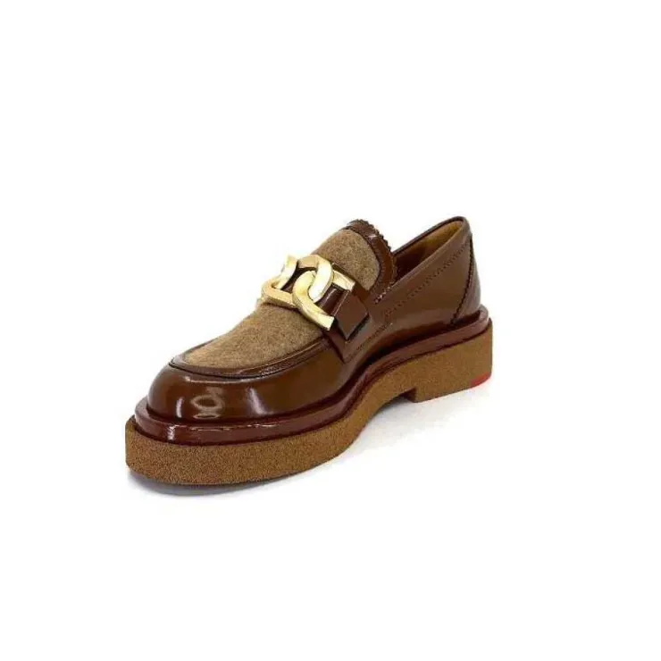 Pertini 32415 D1 Cuir Glace Marron*Femme Mocassins