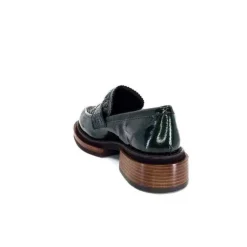Pertini 32416 D8 Cuir Vernis Vert*Femme Mocassins