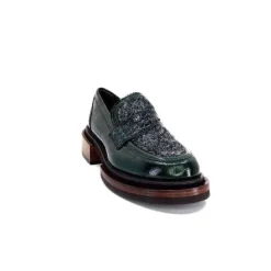 Pertini 32416 D8 Cuir Vernis Vert*Femme Mocassins