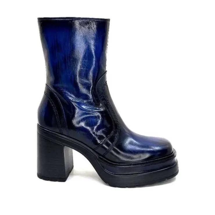 Pons Quintana 10580 Cuir Bleu*Femme Bottines