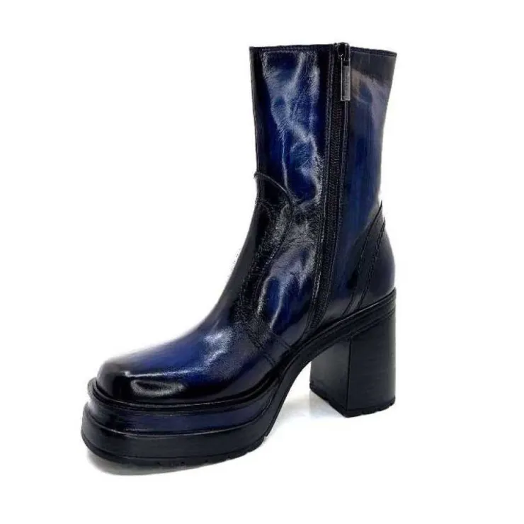 Pons Quintana 10580 Cuir Bleu*Femme Bottines