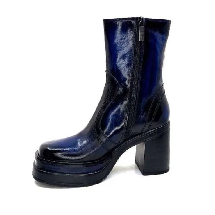 Pons Quintana 10580 Cuir Bleu*Femme Bottines