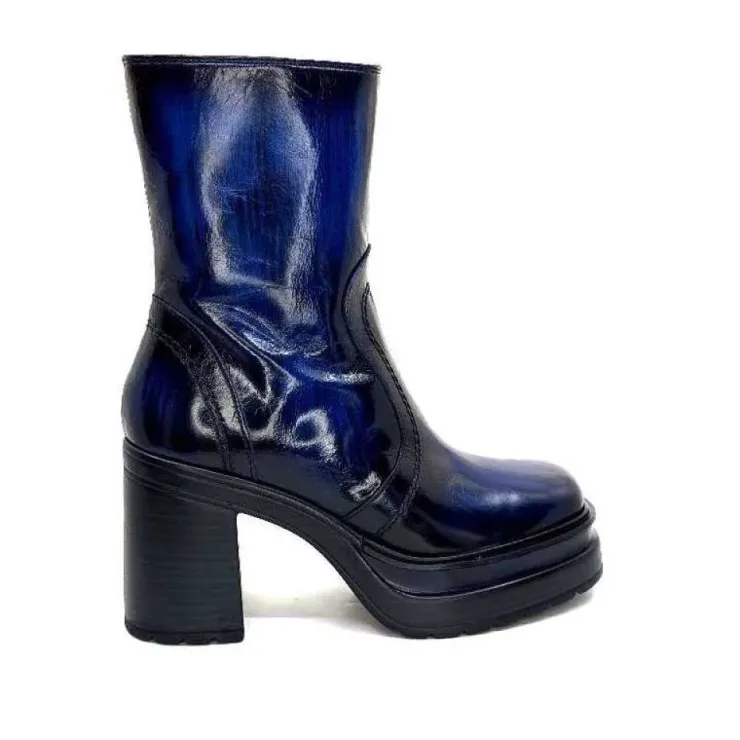Pons Quintana 10580 Cuir Bleu*Femme Bottines