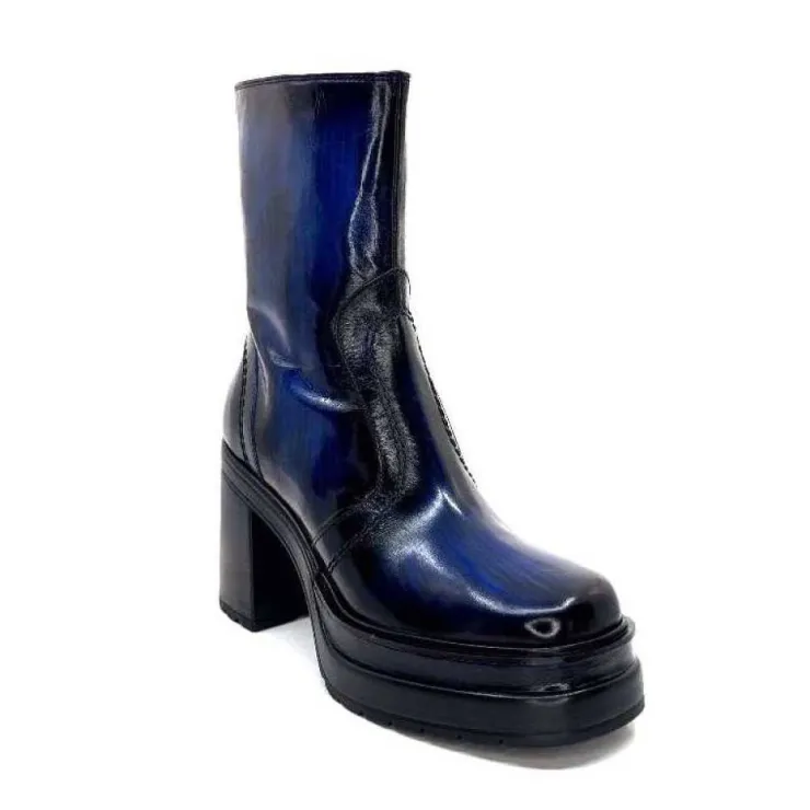 Pons Quintana 10580 Cuir Bleu*Femme Bottines