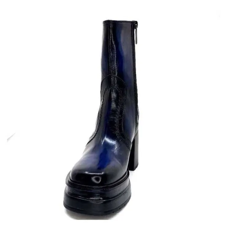 Pons Quintana 10580 Cuir Bleu*Femme Bottines