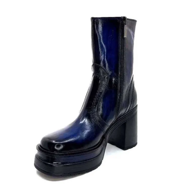 Pons Quintana 10580 Cuir Bleu*Femme Bottines
