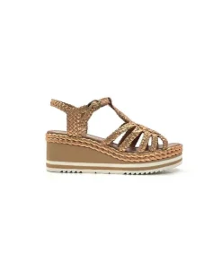 Pons Quintana 10434 Cuir Metal Bronze*Femme Sandales
