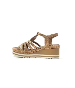 Pons Quintana 10434 Cuir Metal Bronze*Femme Sandales