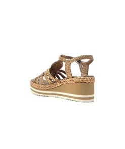 Pons Quintana 10434 Cuir Metal Bronze*Femme Sandales