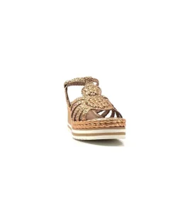 Pons Quintana 10434 Cuir Metal Bronze*Femme Sandales