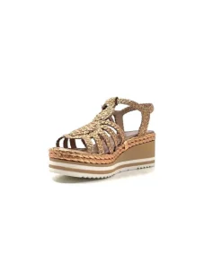 Pons Quintana 10434 Cuir Metal Bronze*Femme Sandales