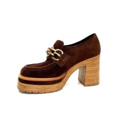Pons Quintana 10575 Daim Marron*Femme Mocassins