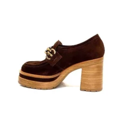 Pons Quintana 10575 Daim Marron*Femme Mocassins