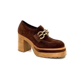 Pons Quintana 10575 Daim Marron*Femme Mocassins