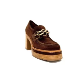 Pons Quintana 10575 Daim Marron*Femme Mocassins