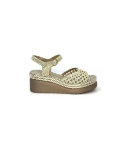 Pons Quintana 10329 Ibiza Metal Platino*Femme Plateformes