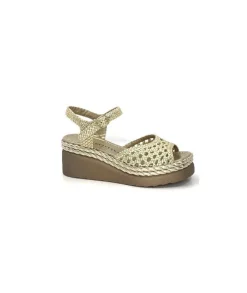 Pons Quintana 10329 Ibiza Metal Platino*Femme Plateformes