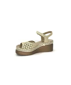 Pons Quintana 10329 Ibiza Metal Platino*Femme Plateformes