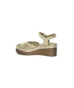 Pons Quintana 10329 Ibiza Metal Platino*Femme Plateformes
