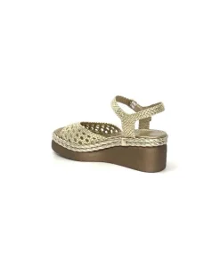 Pons Quintana 10329 Ibiza Metal Platino*Femme Plateformes