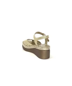 Pons Quintana 10329 Ibiza Metal Platino*Femme Plateformes