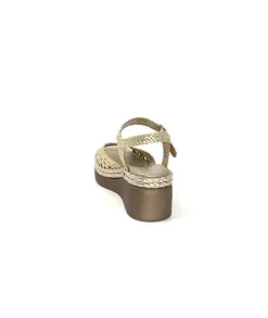 Pons Quintana 10329 Ibiza Metal Platino*Femme Plateformes