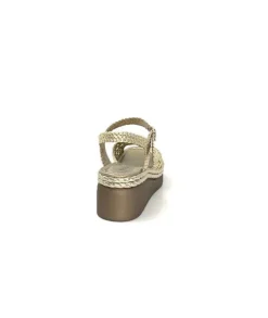 Pons Quintana 10329 Ibiza Metal Platino*Femme Plateformes