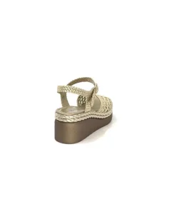 Pons Quintana 10329 Ibiza Metal Platino*Femme Plateformes