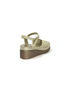 Pons Quintana 10329 Ibiza Metal Platino*Femme Plateformes