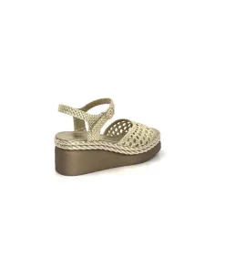 Pons Quintana 10329 Ibiza Metal Platino*Femme Plateformes