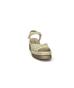 Pons Quintana 10329 Ibiza Metal Platino*Femme Plateformes