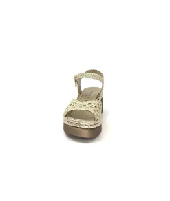 Pons Quintana 10329 Ibiza Metal Platino*Femme Plateformes