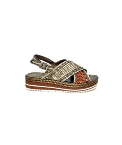 Pons Quintana 10265 Milan Cuir Metal Bronze*Femme Plateformes