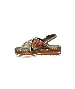 Pons Quintana 10265 Milan Cuir Metal Bronze*Femme Plateformes