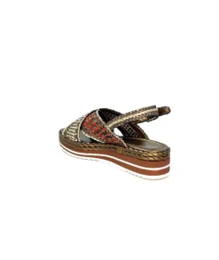 Pons Quintana 10265 Milan Cuir Metal Bronze*Femme Plateformes