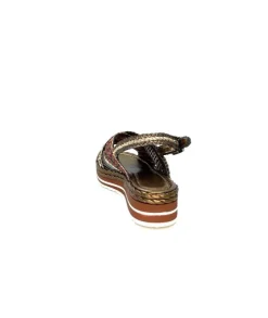 Pons Quintana 10265 Milan Cuir Metal Bronze*Femme Plateformes