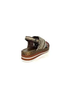 Pons Quintana 10265 Milan Cuir Metal Bronze*Femme Plateformes