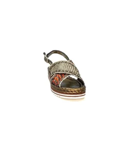 Pons Quintana 10265 Milan Cuir Metal Bronze*Femme Plateformes