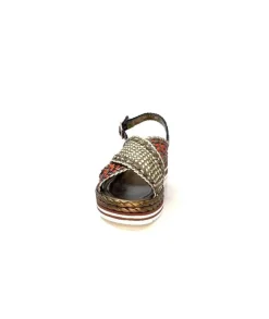Pons Quintana 10265 Milan Cuir Metal Bronze*Femme Plateformes