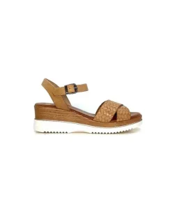 Porronet Fi 2853 Cuir Marron Naturel*Femme Plateformes
