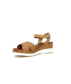 Porronet Fi 2853 Cuir Marron Naturel*Femme Plateformes