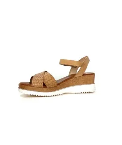 Porronet Fi 2853 Cuir Marron Naturel*Femme Plateformes