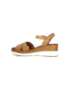 Porronet Fi 2853 Cuir Marron Naturel*Femme Plateformes