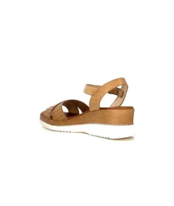 Porronet Fi 2853 Cuir Marron Naturel*Femme Plateformes