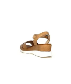 Porronet Fi 2853 Cuir Marron Naturel*Femme Plateformes
